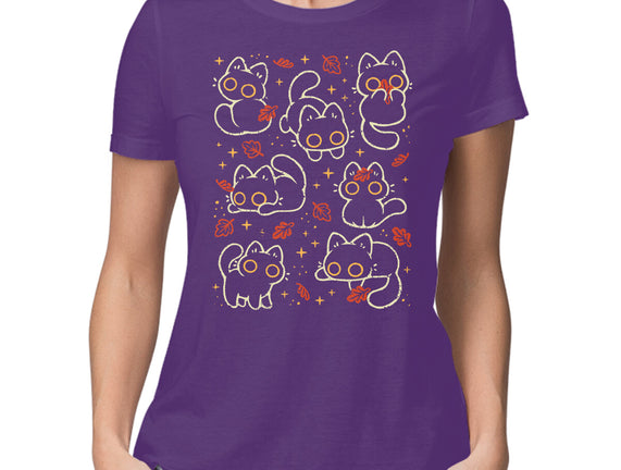 Black Autumn Cats