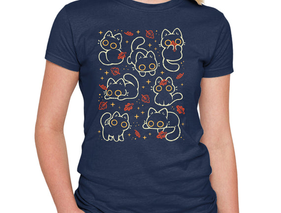 Black Autumn Cats