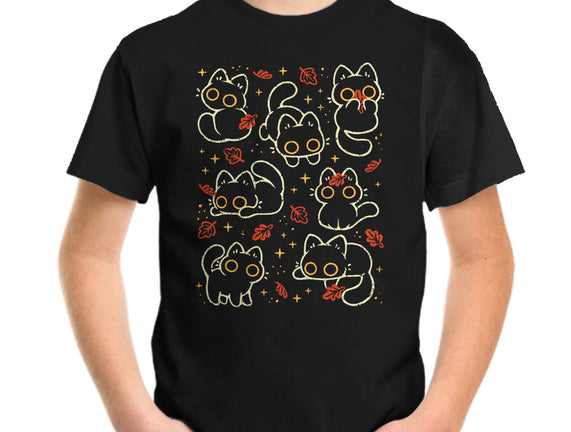 Black Autumn Cats