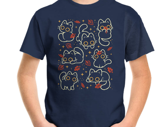 Black Autumn Cats