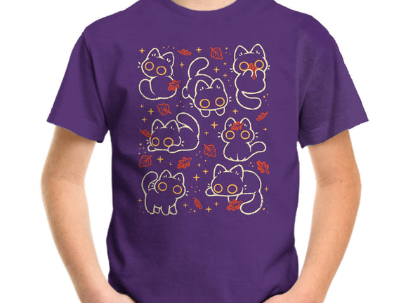 Black Autumn Cats
