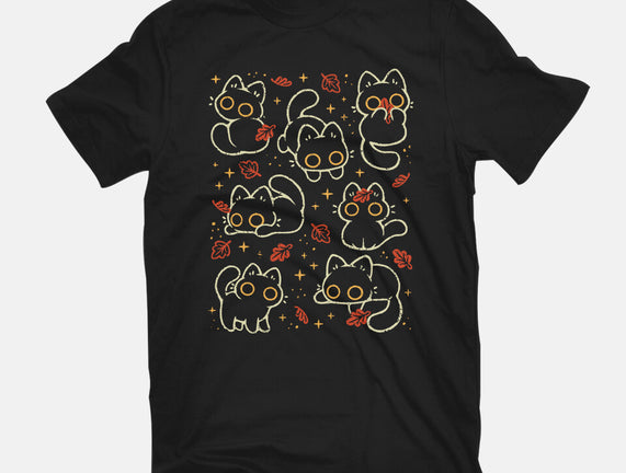 Black Autumn Cats