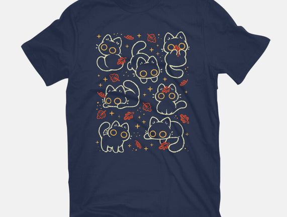 Black Autumn Cats