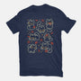 Black Autumn Cats-Mens-Heavyweight-Tee-xMorfina