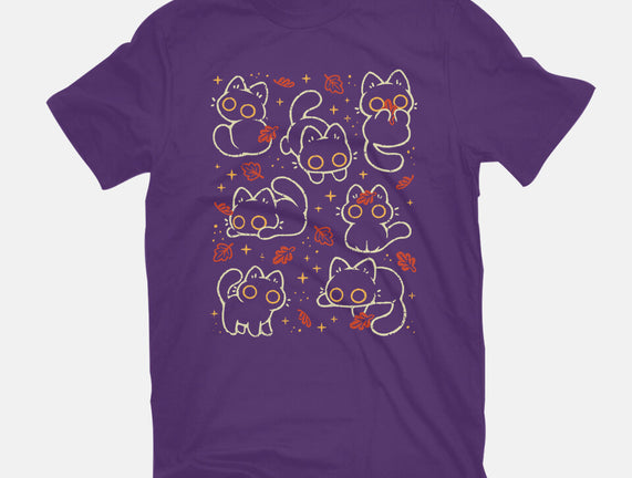 Black Autumn Cats
