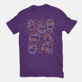 Black Autumn Cats-Womens-Fitted-Tee-xMorfina