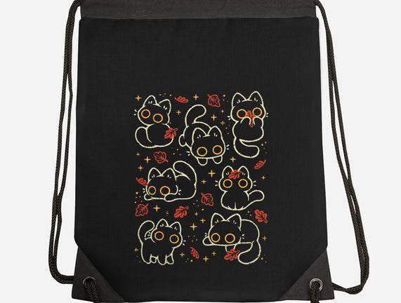 Black Autumn Cats