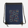 Black Autumn Cats-None-Drawstring-Bag-xMorfina