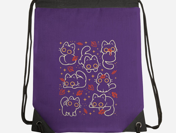 Black Autumn Cats