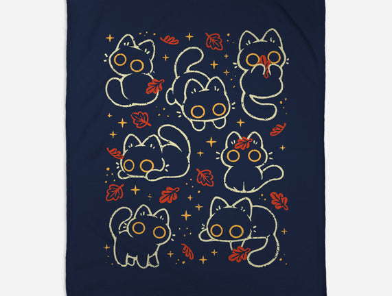 Black Autumn Cats