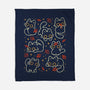 Black Autumn Cats-None-Fleece-Blanket-xMorfina