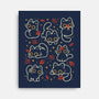 Black Autumn Cats-None-Stretched-Canvas-xMorfina