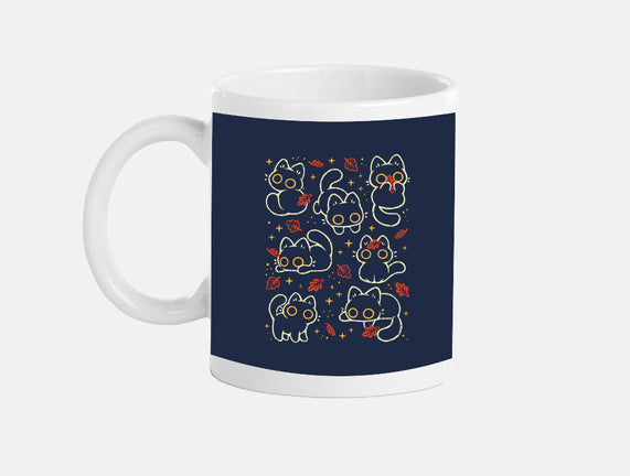 Black Autumn Cats