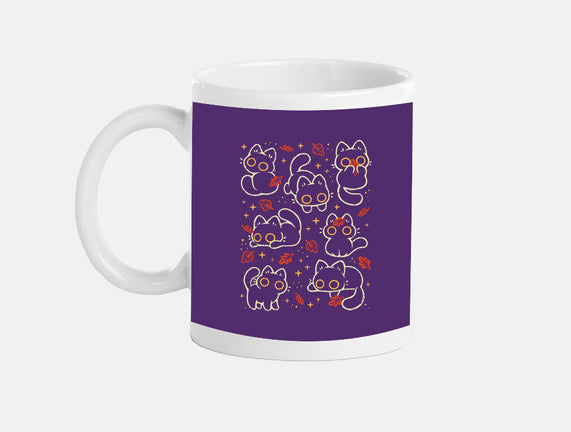 Black Autumn Cats