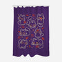 Black Autumn Cats-None-Polyester-Shower Curtain-xMorfina