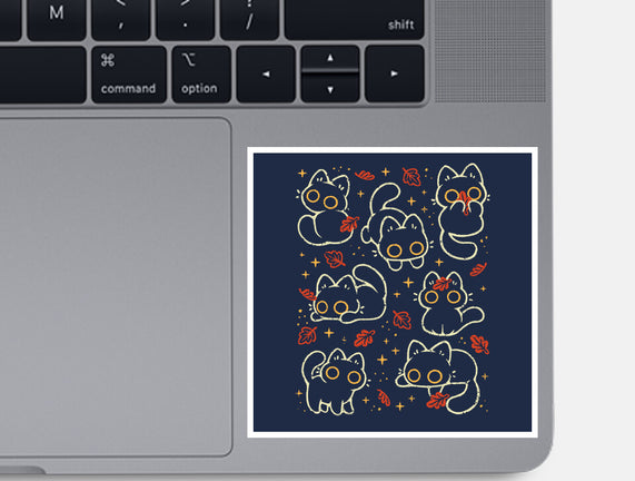 Black Autumn Cats