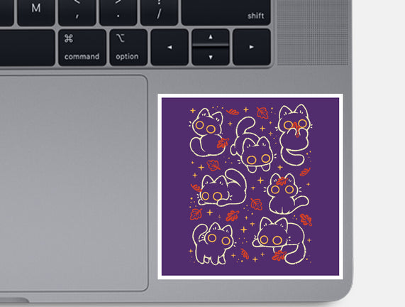 Black Autumn Cats