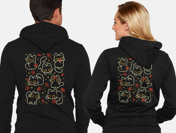 Black Autumn Cats