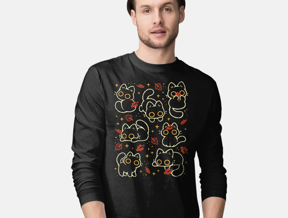 Black Autumn Cats