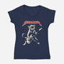 Meowtallicat-Womens-V-Neck-Tee-turborat14