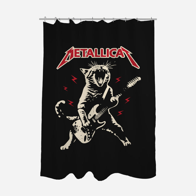 Meowtallicat-None-Polyester-Shower Curtain-turborat14