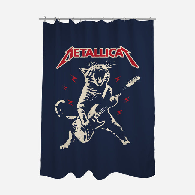 Meowtallicat-None-Polyester-Shower Curtain-turborat14