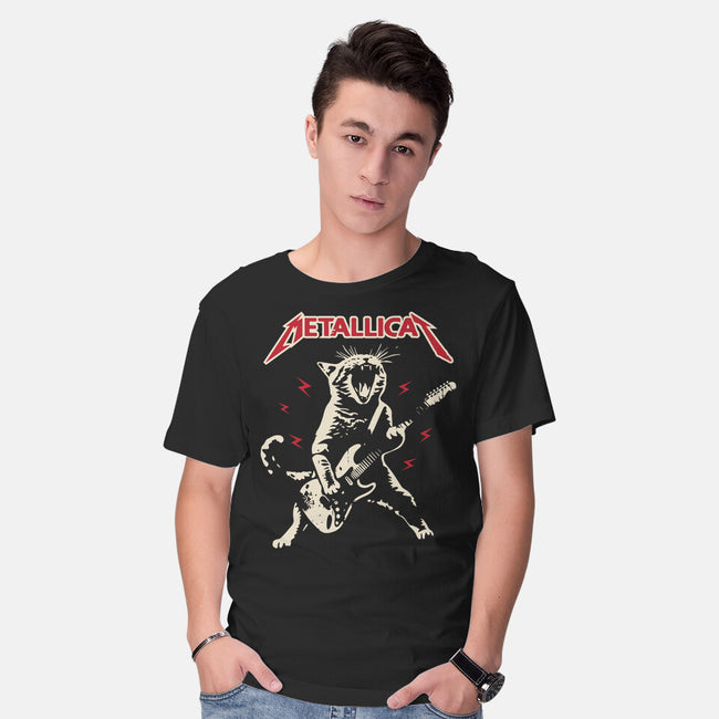 Meowtallicat-Mens-Basic-Tee-turborat14