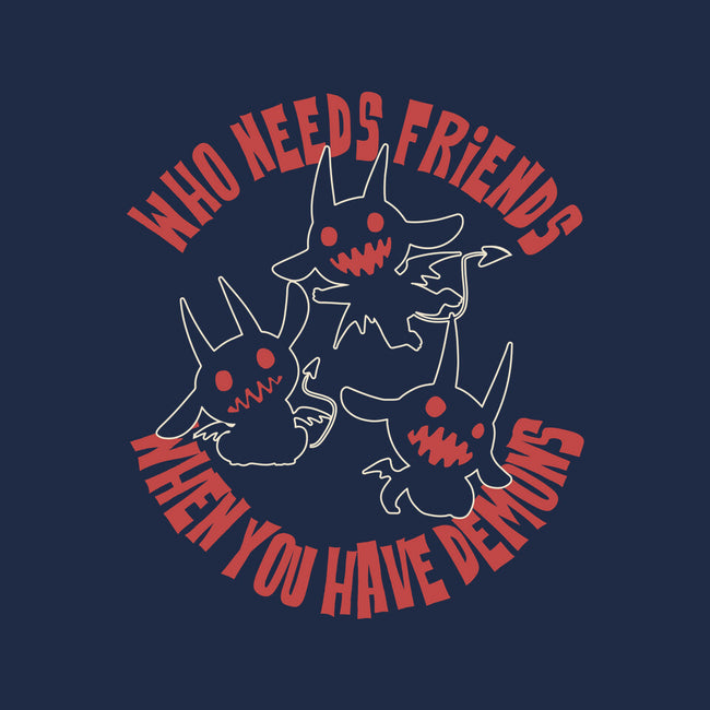 I Have My Own Demons-Womens-V-Neck-Tee-turborat14