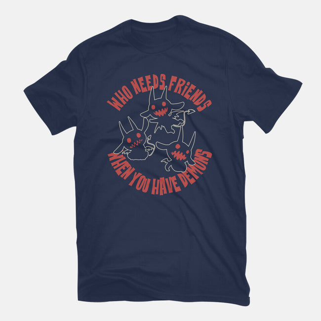 I Have My Own Demons-Youth-Basic-Tee-turborat14