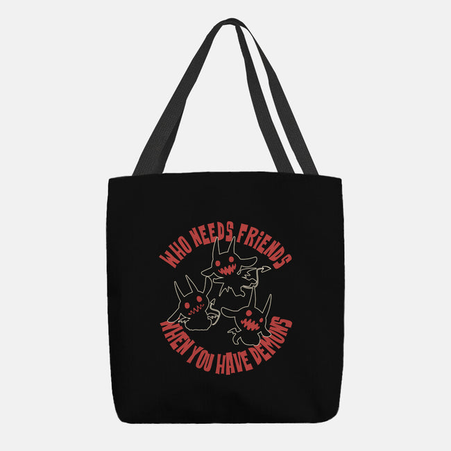 I Have My Own Demons-None-Basic Tote-Bag-turborat14