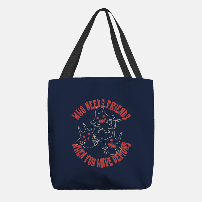 I Have My Own Demons-None-Basic Tote-Bag-turborat14
