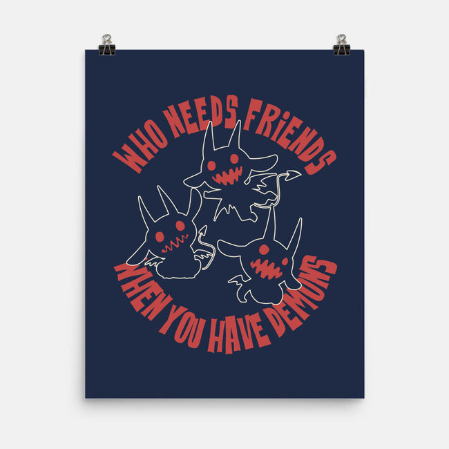 I Have My Own Demons-None-Matte-Poster-turborat14