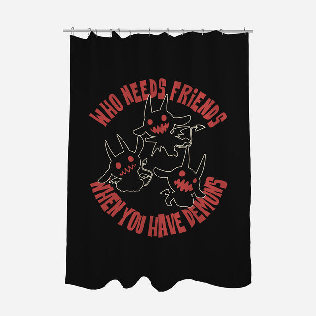 I Have My Own Demons-None-Polyester-Shower Curtain-turborat14