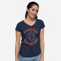 I Have My Own Demons-Womens-V-Neck-Tee-turborat14
