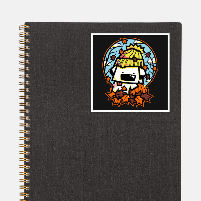 Fall Season Dog-None-Glossy-Sticker-krisren28