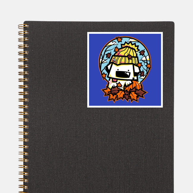 Fall Season Dog-None-Glossy-Sticker-krisren28