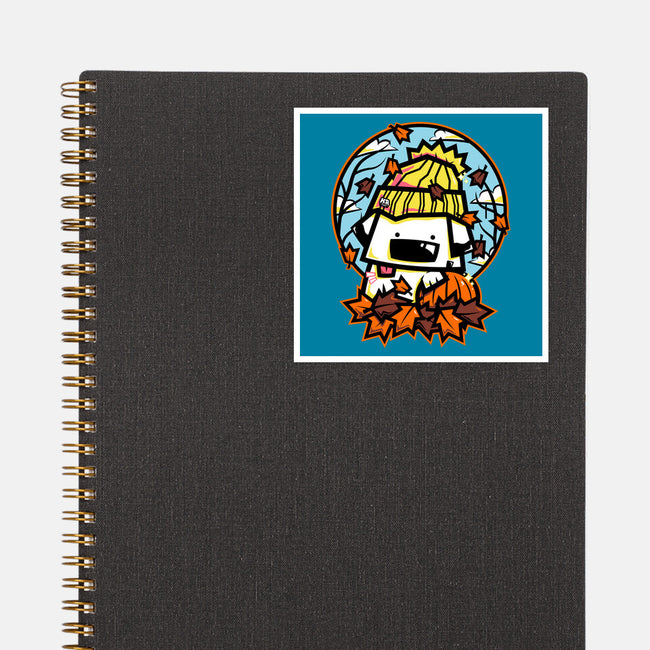 Fall Season Dog-None-Glossy-Sticker-krisren28