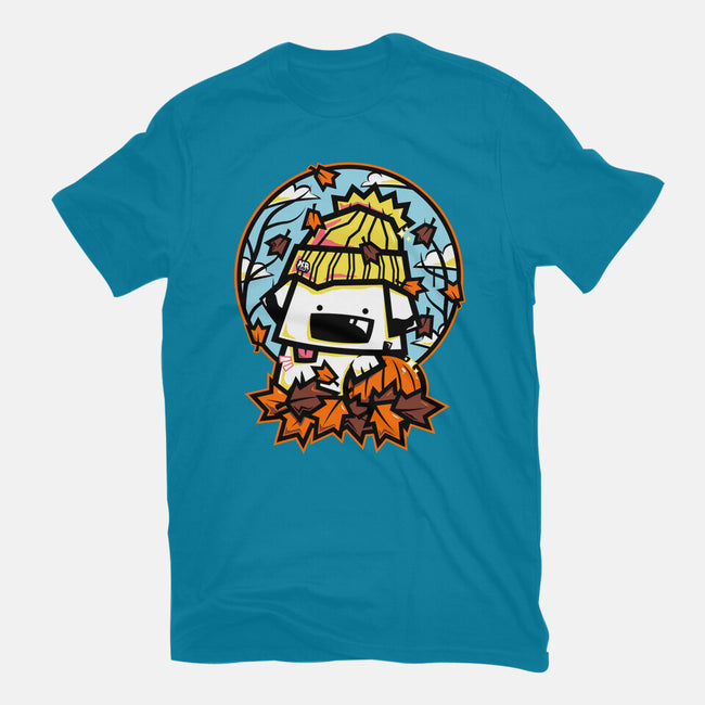 Fall Season Dog-Womens-Fitted-Tee-krisren28