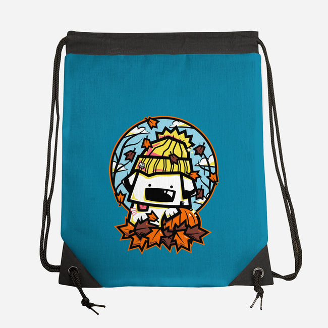 Fall Season Dog-None-Drawstring-Bag-krisren28