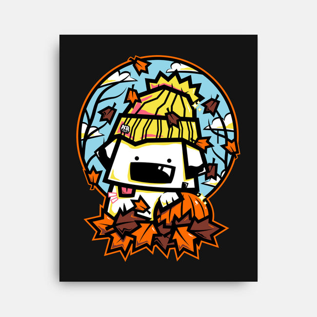 Fall Season Dog-None-Stretched-Canvas-krisren28