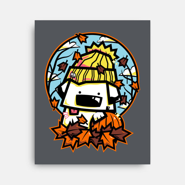 Fall Season Dog-None-Stretched-Canvas-krisren28