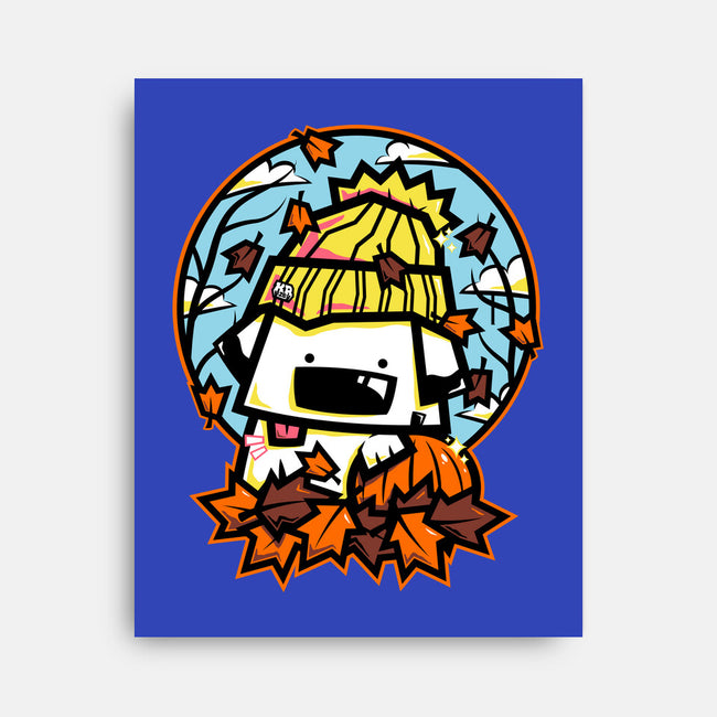 Fall Season Dog-None-Stretched-Canvas-krisren28