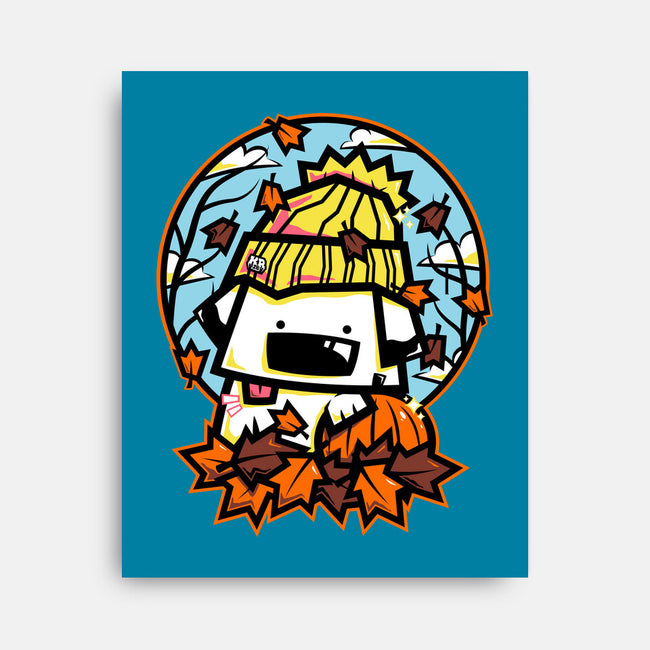 Fall Season Dog-None-Stretched-Canvas-krisren28