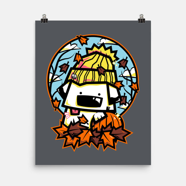 Fall Season Dog-None-Matte-Poster-krisren28