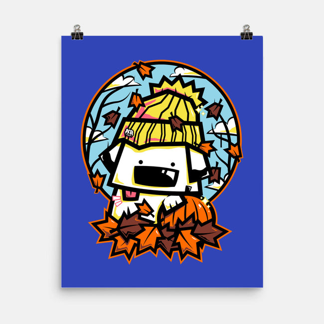 Fall Season Dog-None-Matte-Poster-krisren28