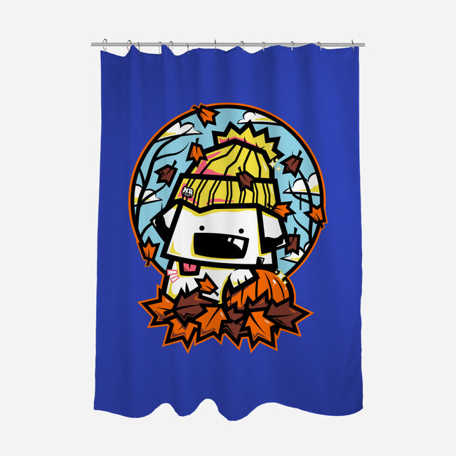 Fall Season Dog-None-Polyester-Shower Curtain-krisren28