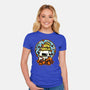 Fall Season Dog-Womens-Fitted-Tee-krisren28