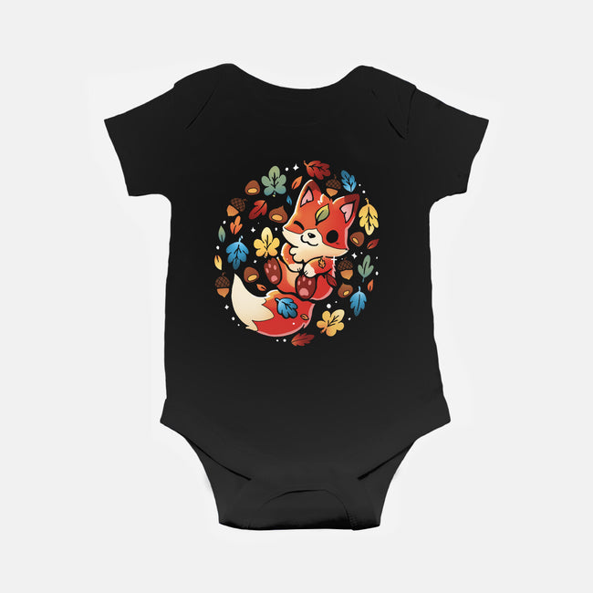 Fox Leaf-Baby-Basic-Onesie-Vallina84