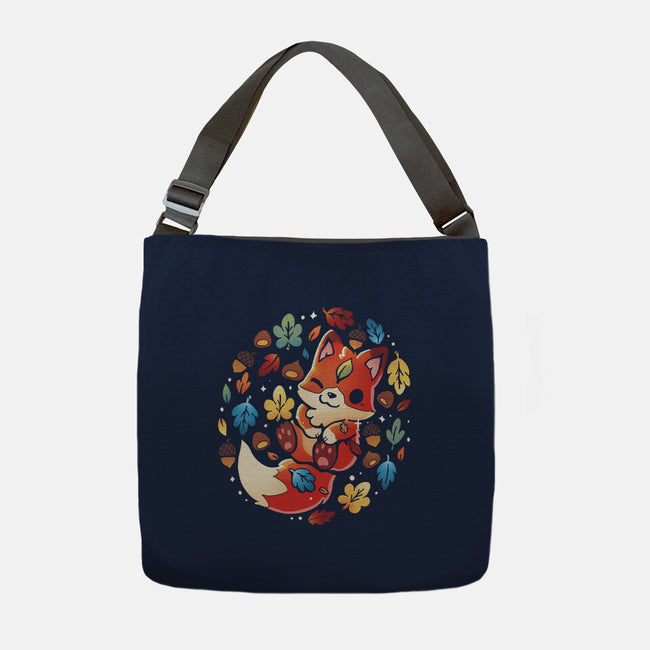 Fox Leaf-None-Adjustable Tote-Bag-Vallina84