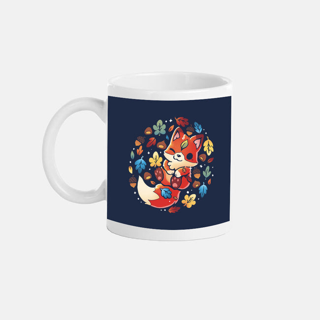 Fox Leaf-None-Mug-Drinkware-Vallina84